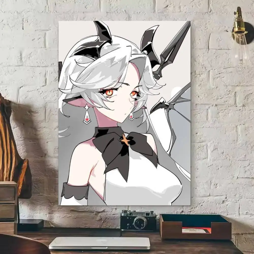 Trickcal Chibi Go G-Game  Anime Character Poster HD Print Wall Art Home Decor