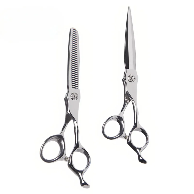 professional-hair-cutting-scissors-set-straight-snips-dental-hairdresser's-thinning-scissors