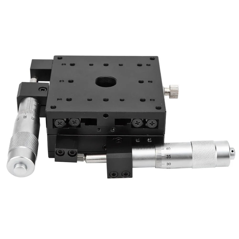 

SEMY80-AS XY Linear Stages XY Micrometer Manual FinE tuning Cross Roller Precision Linear Stages 80*80*40mm