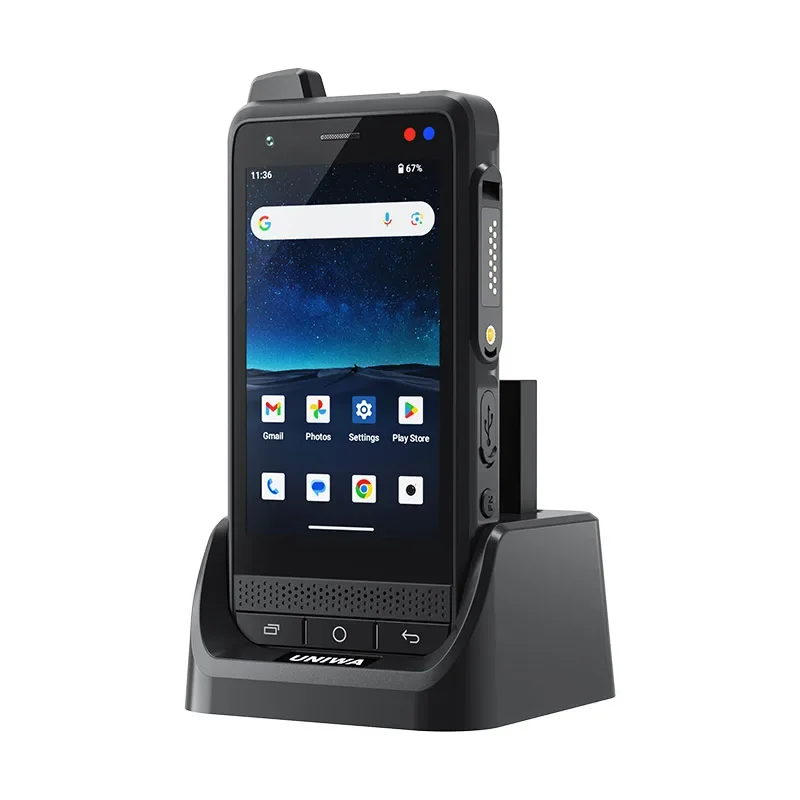 UNIWA F400 PoC Walkie Talkie Zello IP65 Смартфон Android 15 4350 мАч 4,0 дюйма 4G Global Range Walkie Talkie NFC