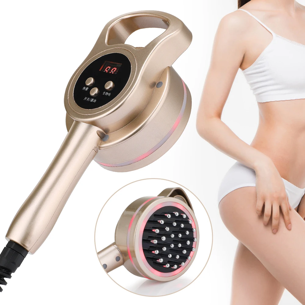 

Microcurrent Body Massager Beauty Health Electric Meridian Brush LED Infrared Red Light Lymphatic Drainage Slimming Vibrator