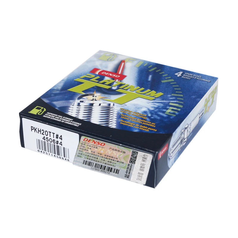 

4/6Pcs PKH20TT Denso Spark Plug 4506 for Toyota Camry Corolla Auris Crown Highlander Land Cruiser RAV4 Yaris Sienna Venza Verso