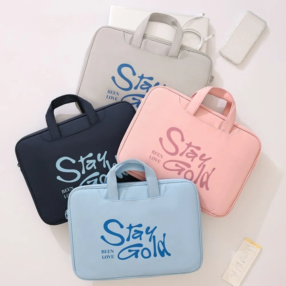 

Portable Laptop Sleeve Cover Bag Soft Case Korean Style Computer Protective Case Waterproof Shockproof Notebook Sleeve Pouch