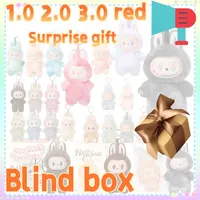 New Lapupu Blind Box Figure Pendant Toy Cute Cartoon Anime Keyring Accessories Charm Keychain Ornaments Bag Decoration Kids Gift