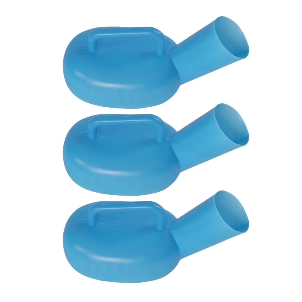 

3Pcs Thickened Plastic Portable Urinal Pot for Elderly Hospital Travel Camping Bedridden Patients Large Capacity Urine Container