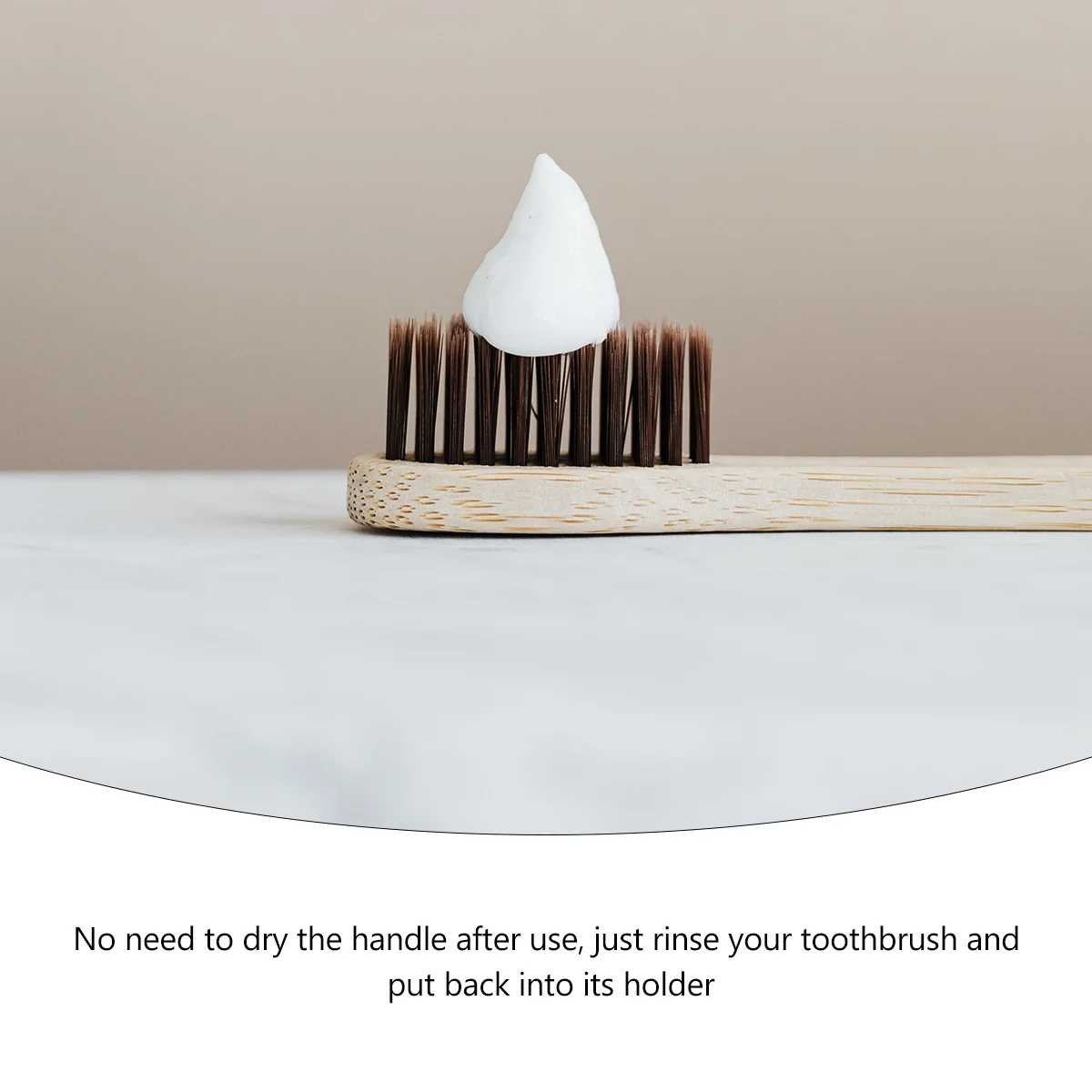 

10Pcs Bamboo Toothbrushes Adult Toothbrush Set with Long Handle Portable Dry Fast Bristle Toothbrush for Oral Health