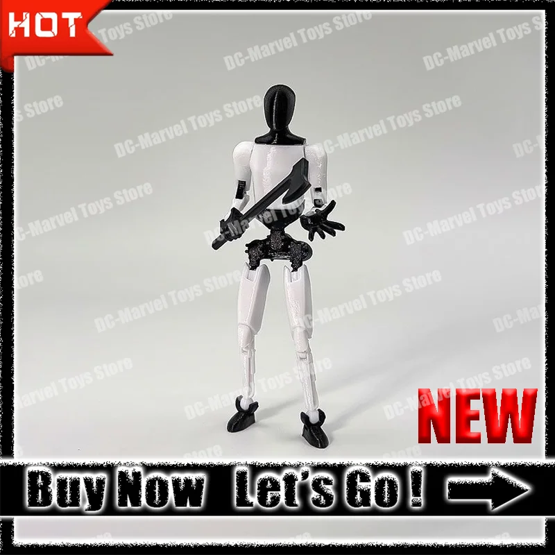 【In Stock】3d Printed 14cm Truss Robot  Action Figure Toy Dummy 13 Multi-Jointed Movable Gesture Accessories Customized Gifts Toy