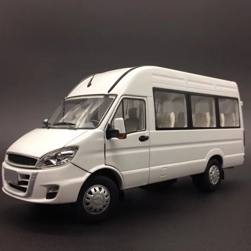 

Diecast Original 1:24 Scale New Large Business Bus Alloy Boutique Model Gift Simulation Collection Vehicle Gift Toy