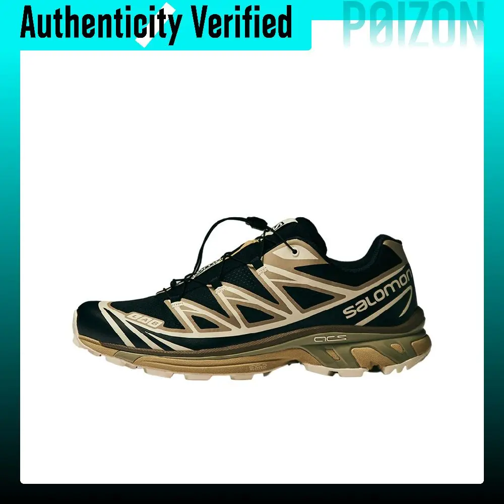 SALOMON x End XT 6 'Dark Truffle' Comfortable Round Toe Cushioning Slip Resistant Abrasion Resistant Low top L47424400