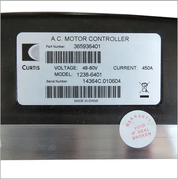 Curtis 450A AC Motor Controller 1238-6401 48V/80V Traction Speed Controller