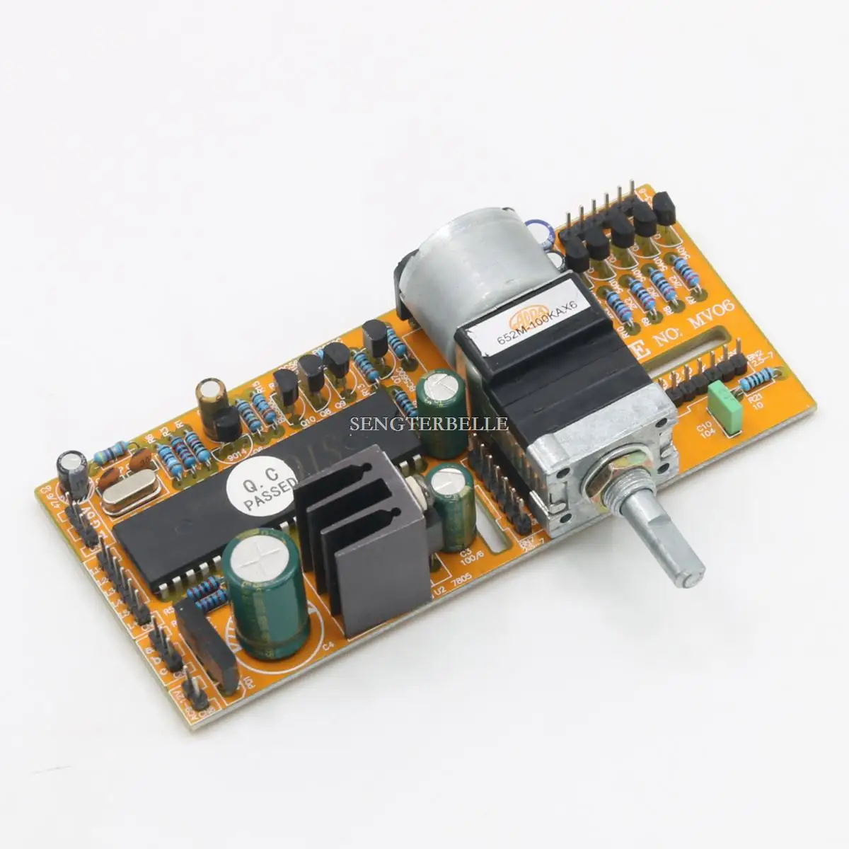 Potenciómetro de Motor HiFi, placa de Control de volumen estéreo/Balance remoto con 4 vías de entrada de Audio de relé