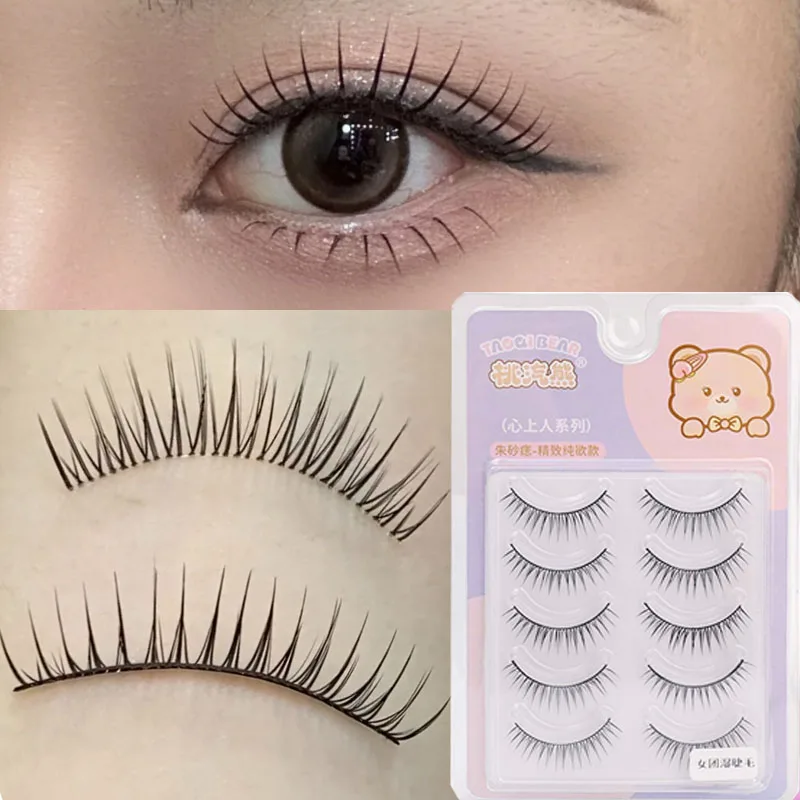 Bande complète idole faux cils doux naturel longue épaisse bande dessinée moelleux Volume cils bande dure Extension de cils outils de maquillage