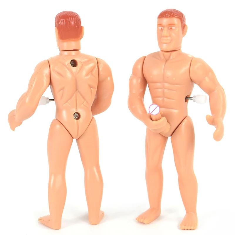 Funny Masturbating Man Figure Toy Wind Up Toy Prank Joke Gag For Over 14 Years Adult Game Sex Toys Bachelor Party Decor Supplies