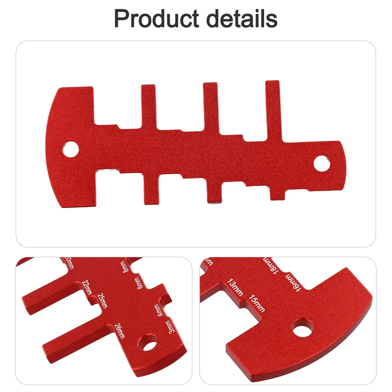 أداة قياس ذاتية الصنع أدوات قياس DIY وتحسين المنزل جهاز قياس الارتفاع من الألومنيوم قالب قياس دقيق