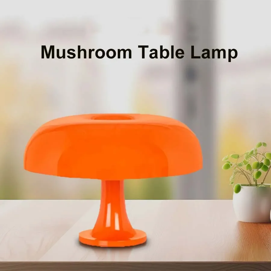 Classic Mushroom Table Lamp Dimmable Bedroom Atmosphere Desk Lamp Creative Hotel Bedroom Living Room Decoration Night Lamp