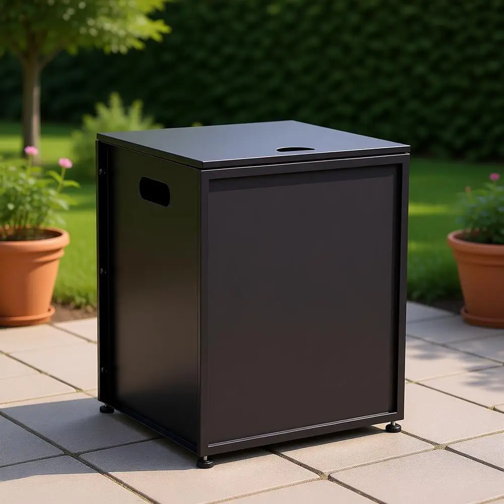 

Буфет-столик для пропанового баллона с двойной функцией: для гриля и плиты, с отсеком для хранения