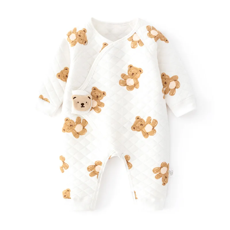 Baby Bodysuit Warm Cotton Newborn Clothes Baby Comfortable Thickened One-pieces Suit In Winter and Autumn