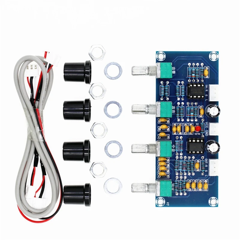 

A69F-XH-A901 Tone Board Preamp Pre-Amp With Treble Bass Volume Adjustment Pre-Amplifier Tone Controller For Amplifier Board
