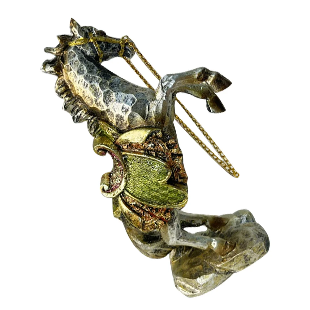 

Horse Figurine Resin Statue Modern Style Decorative Craft Desk Office Ornaments Living Room Porch Tabletop Sculpture