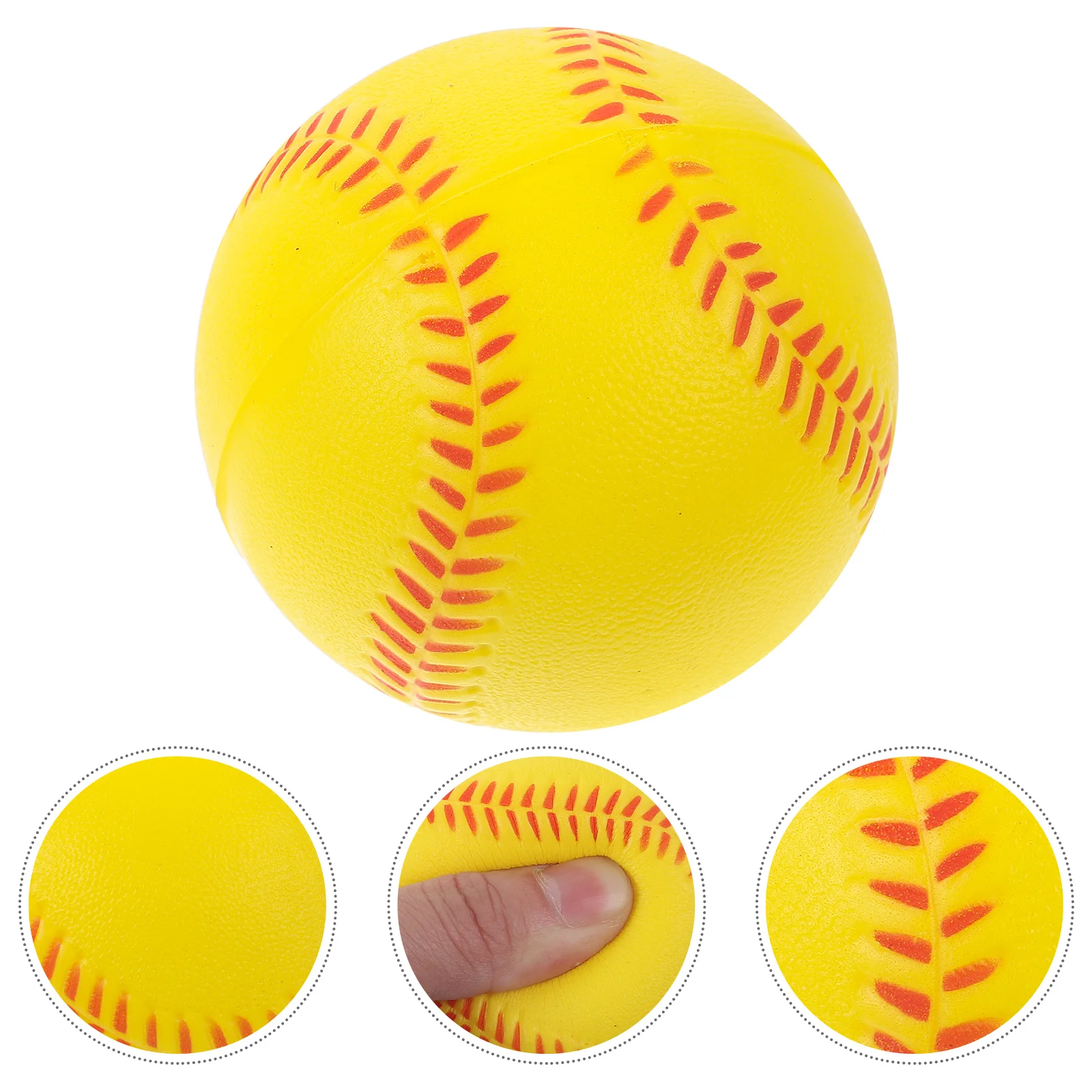 

12 Pcs Sponge Soft Baseball Child Outdoor Toys for Kids Pu Practice Baseballs Hitting