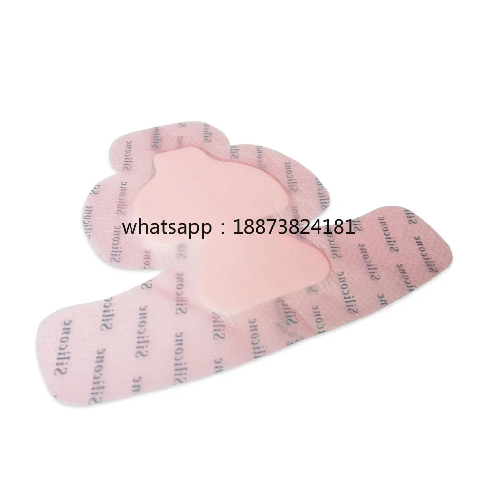 Disposable Medical Wound Dressing Silicone Foam Dressing With Border for Heel fast shipping