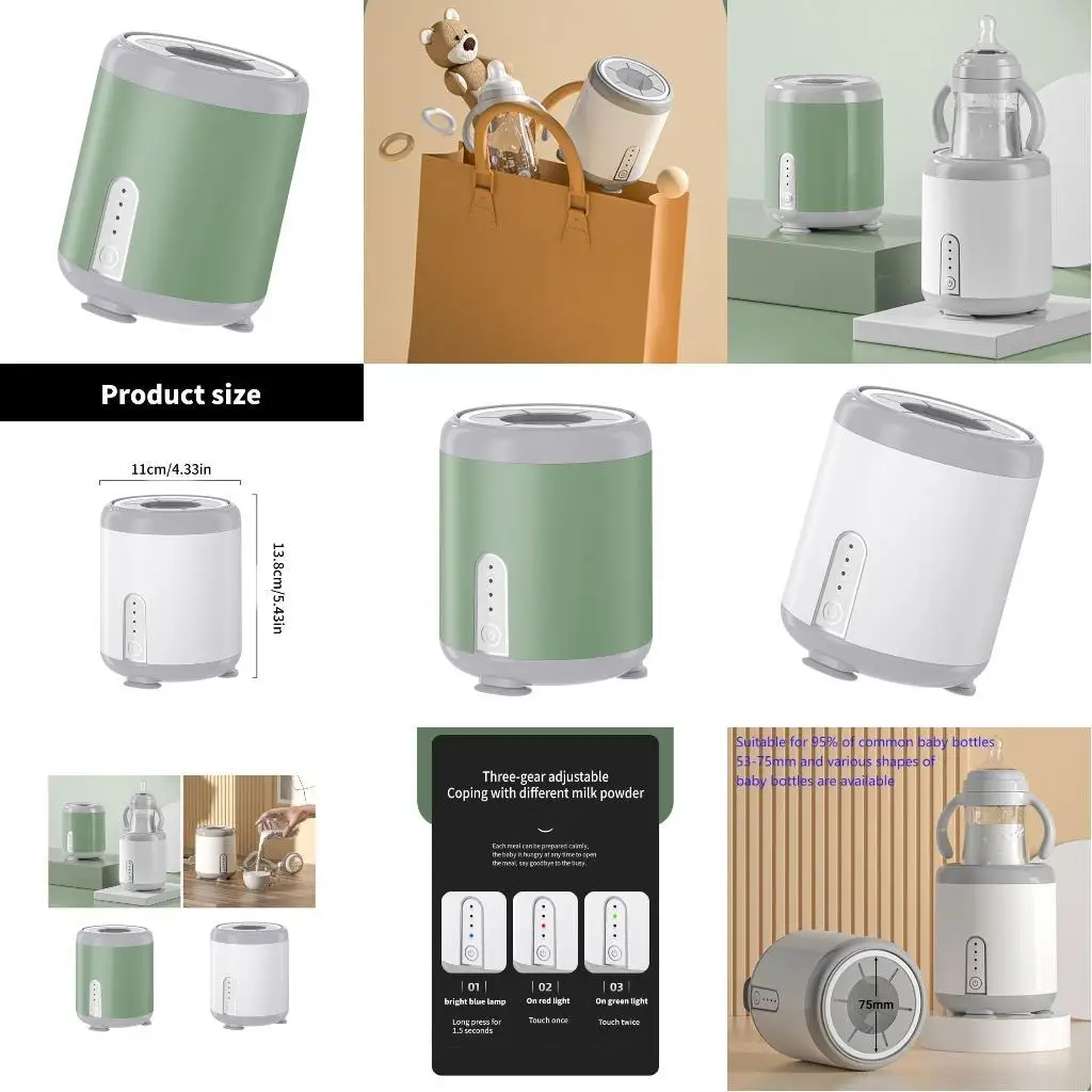 

Автоматический шейкер для детских бутылочек с поворотом на 360 градусов, портативный дизайн, смеситель для детских смесей, для