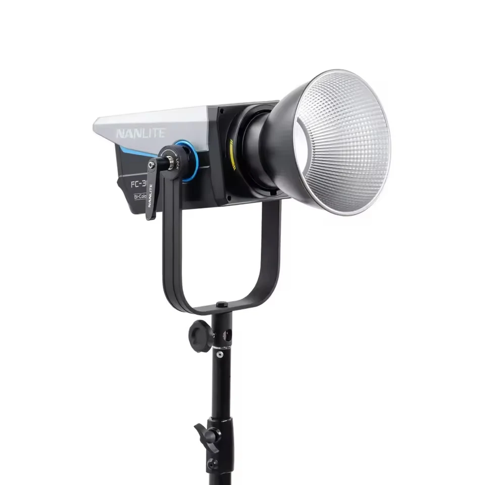 Nanlite FC-300B 350W Bi-Color COB LED Light 2700-6500K 37340 lux CRI96 Bowens DMX APP for Studio Video Photography