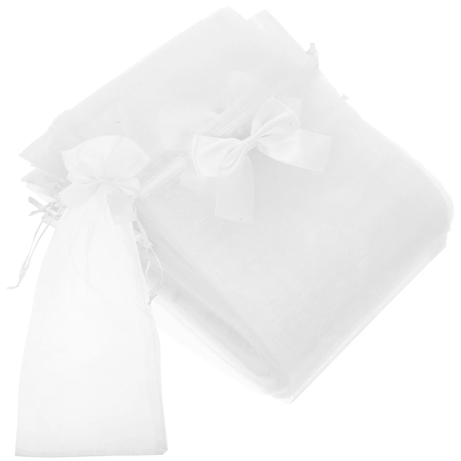

30pcs Sheer Bag Mesh Gift Bags Red Bottle Bags Multicolor Mini Fabric Favor Drawstring Wedding Party Christmas