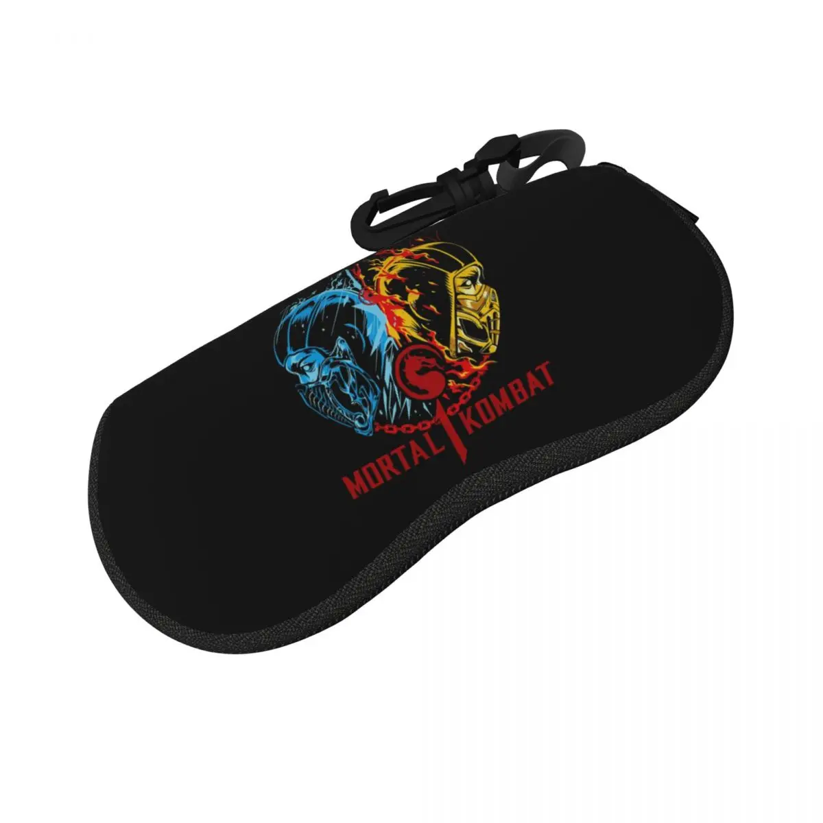 حافظة نظارات Mortal Kombat One Shell صندوق نظارات شمسي واقي للنساء والرجال حقيبة نظارات ناعمة