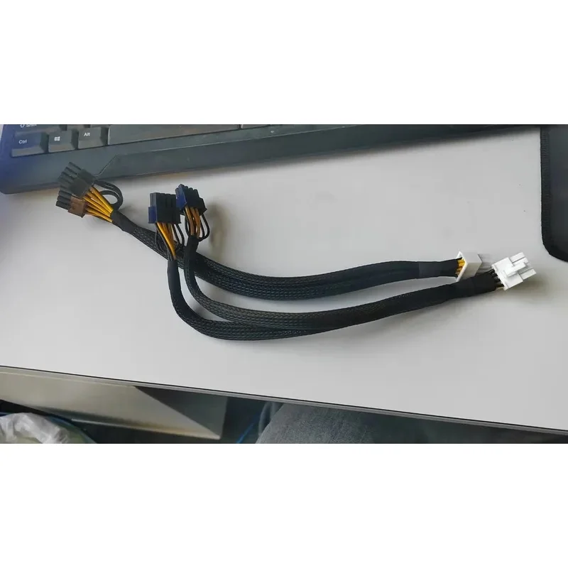 New GPU Power Cable 8-Pin to Dual 8-Pin For Dell R720 R730 R730XD Server For