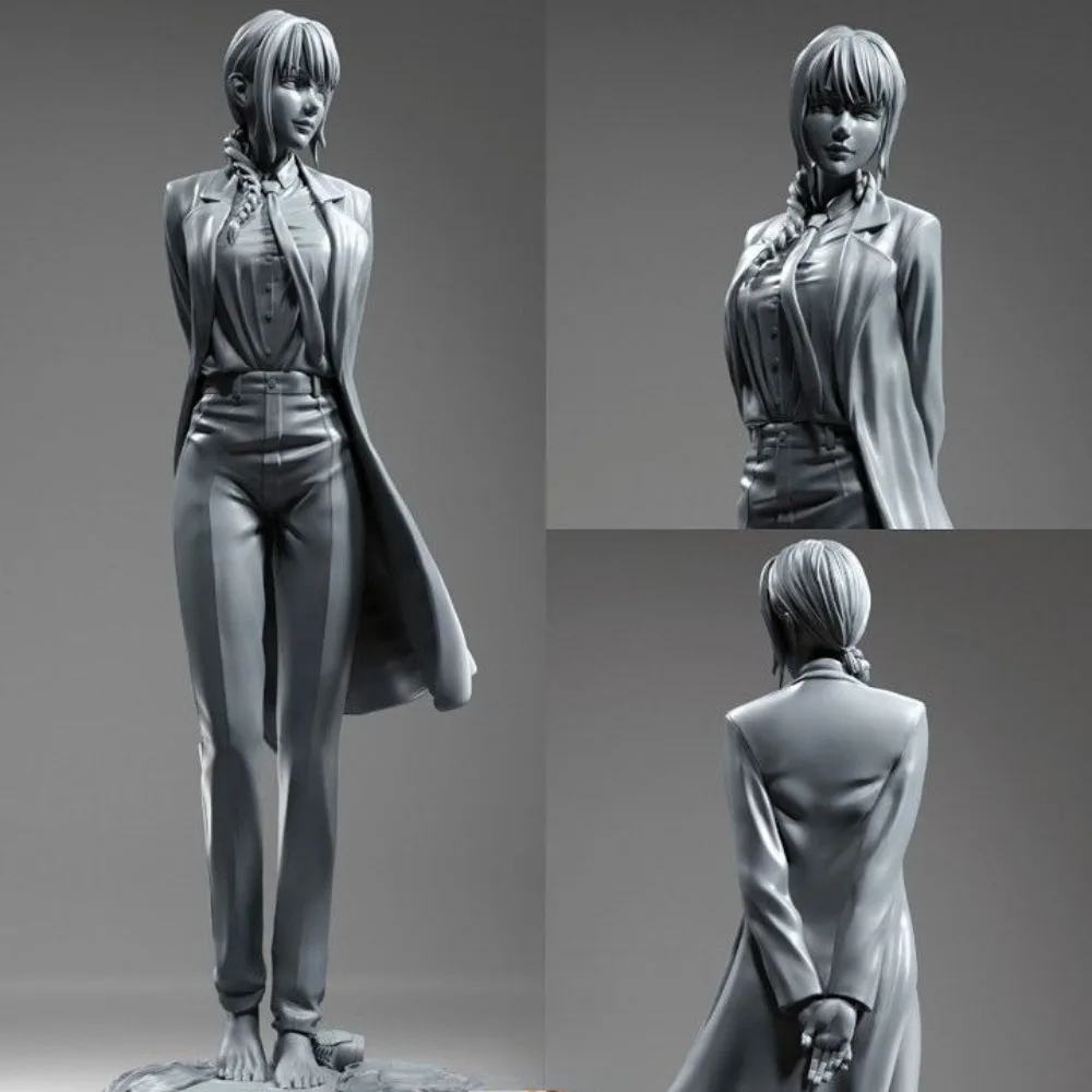 Mysterious Sexy Female Policewoman 3D High-precision Model Parts for Resin White Mold Printing DIY Coloring Figurines