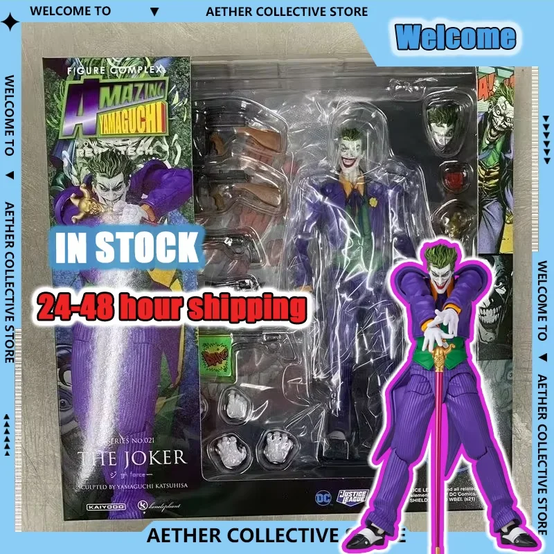 Figura de acción de Anime del Joker cómico de la Liga de la justicia, estatua de Kaiyodo Revoltech, increíble Yamaguchi, decoración coleccionable, modelo de juguete, regalo