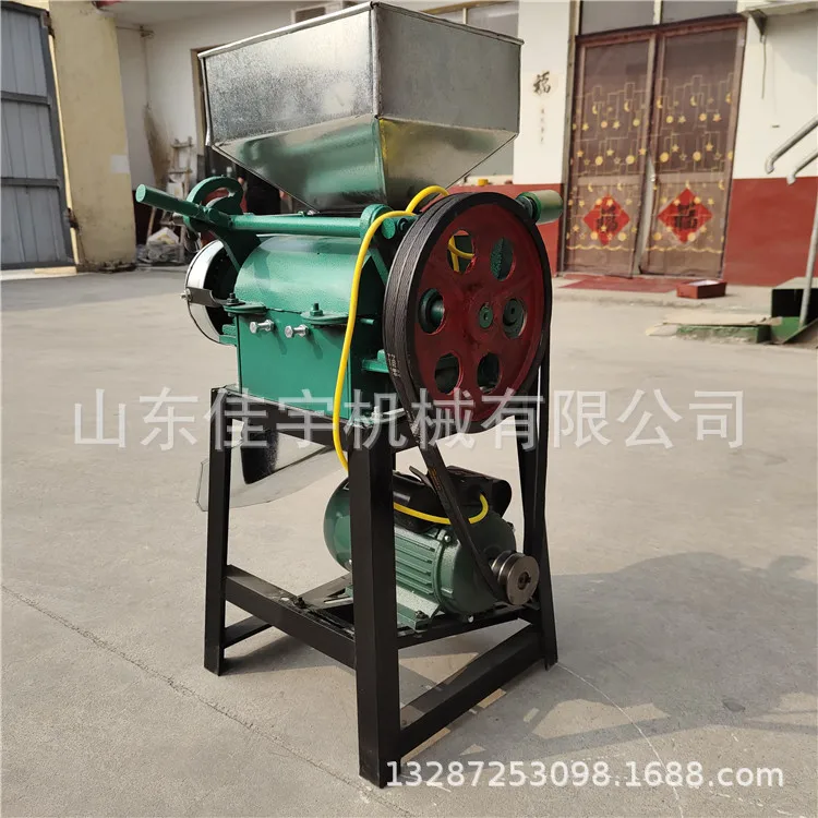 

Electric soybean flattening machine, chemical raw material electric crusher, miscellaneous grain embryo rolling machine