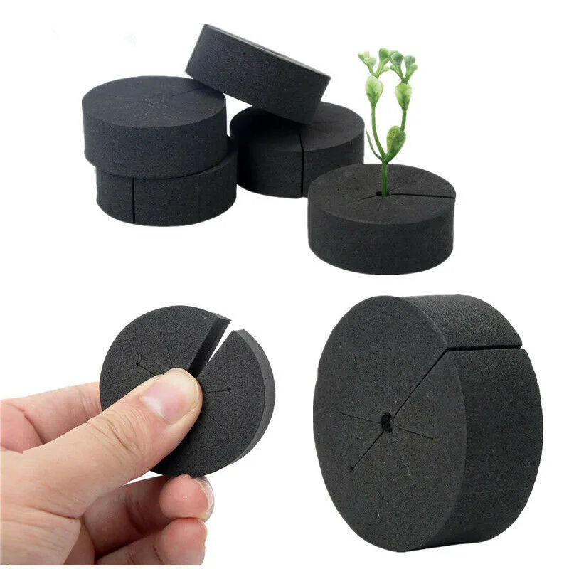 50Pcs Garden Plants Clone Collars Neoprene Foam Insert Sponge Flower Nursery Hydroponics Cloning Plant Germination DIY tools