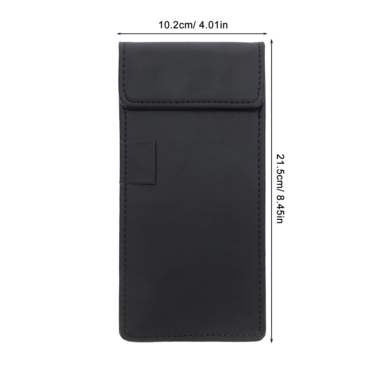 Professional Artificial Clipboard Small Notepad Holder with Pen Loop Compact Lightweight for Receipts Bills Signatures