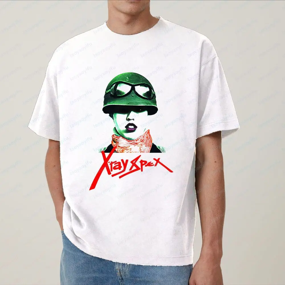 X-Ray Spex - Rock Band Style Fun Crazy Neutral Classic Short-Sleeved T-Shirt for Both Men and Women (Universal Fit)