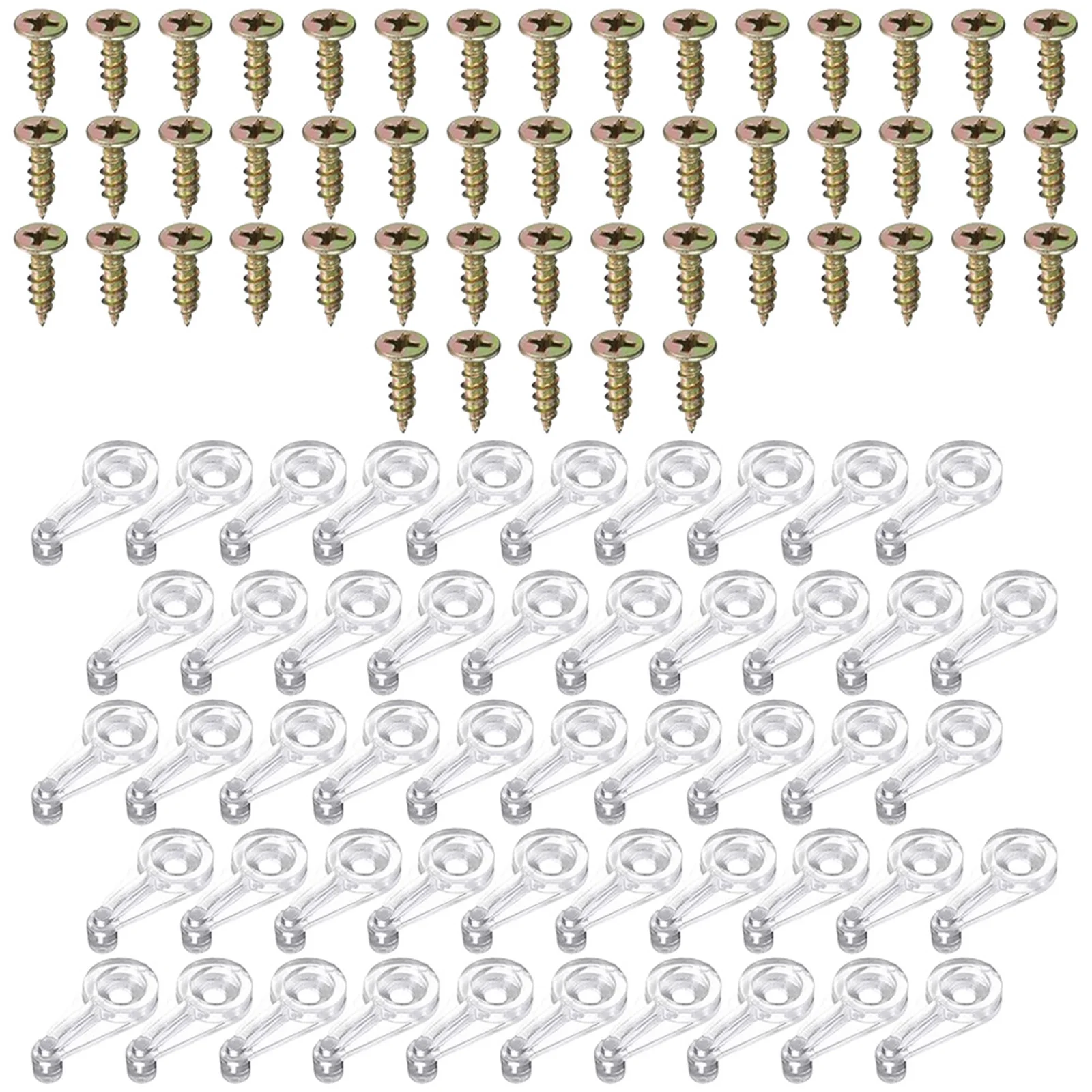 Glass Clamps Plastic Cabinet Clips for Easy To Use Firmly Hold Glass Retainer Clips Kit Metal Mm Plastic Glass Panel