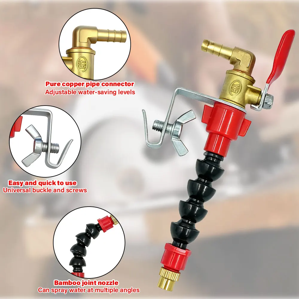 

Dust Remover Water Sprayer for Cutting Machine Non-Conductive Sprinkler Nozzle High-Speed Cutting and Dust Cleaning Water Nozzle