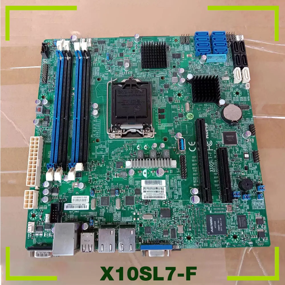 

X10SL7-F для серверной материнской платы Supermicro E3-1200 v3/v4 4-го поколения Core I3 DDR3 LGA1150