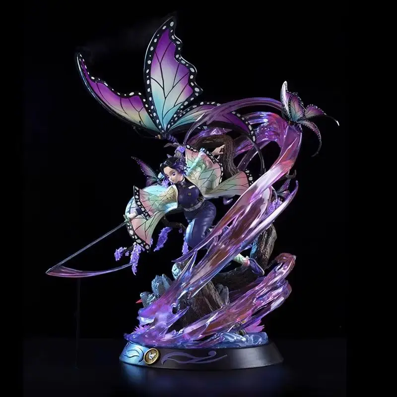

Ghost Slayer Аутентичный аниме-персонаж Орнамент-Моделирование бабочки Насекомое Дизайн Прочный столб Фигурка Gk Модель Подарок
