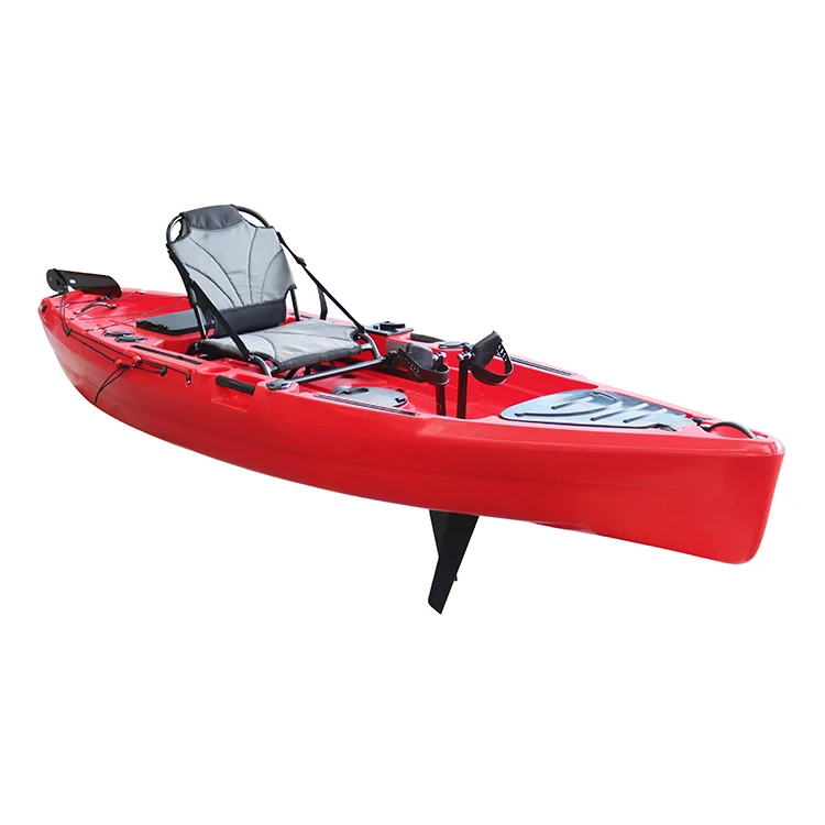 Kayak da pesca Sit on Top da 11 piedi Kayak all'ingrosso con sistema di pedali per la pesca