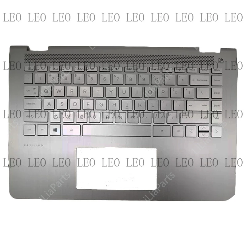 WW  For HP X360 14-BA 14M-BA TPN-W125 Top Case Backlit US Keyboard 924115-001