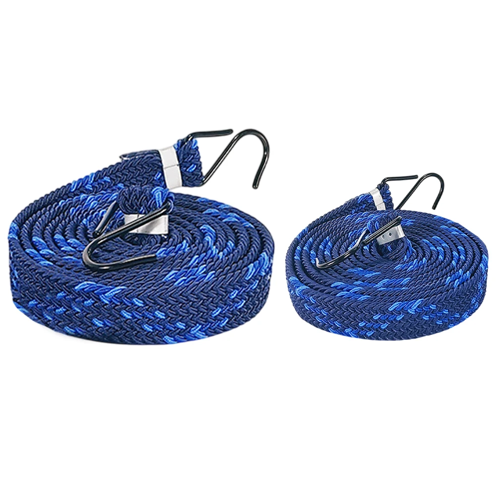 1PCS Extra Long Bungee Strap Ropes 2.5M 4M Length Rubber Strong Elastic Rope For Hand Truck Car Bike Emulsion Elastic Bandage