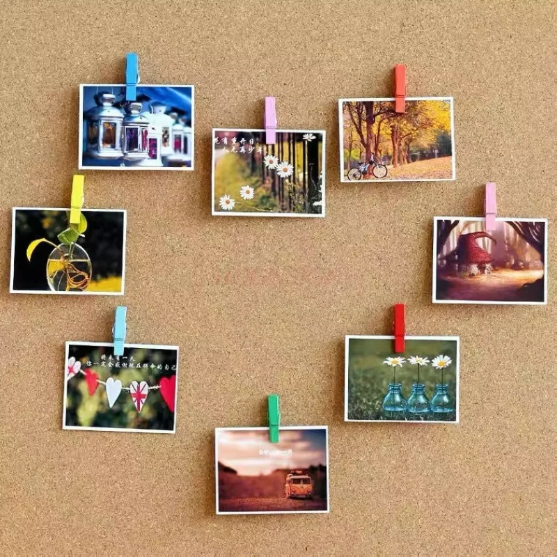 30 adet Ahşap H-çivi, ahşap ataş, itme pimi, çivi, yumuşak ahşap tahta sabit fotoğraf, duvar keçe tahta