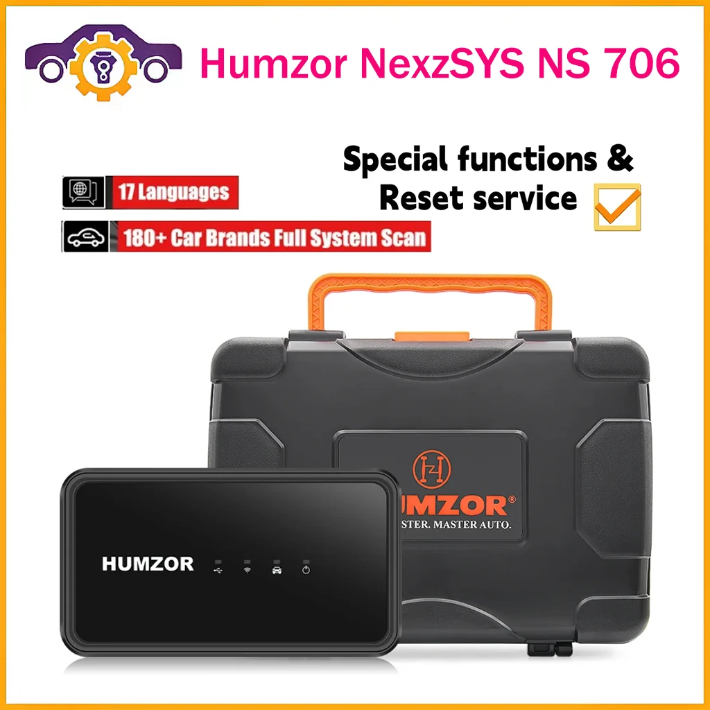 

Humzor NexzSYS NS 706 ns706 OBD2 Scanner Car Diagnostic PC Full System 17 Reset Services ECU Key Programmer Tools pk Thinkdiag