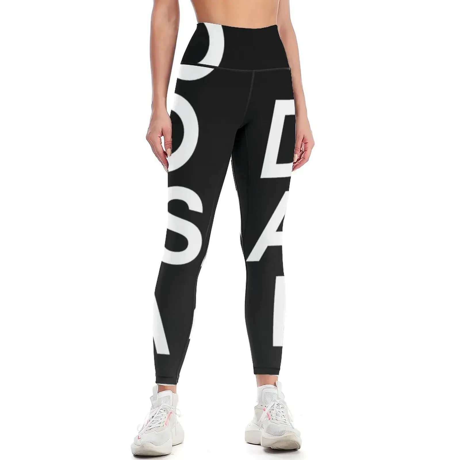 

NOT TODAY SATAN - White Font Leggings Legging sport gym's clothing Legging sexy woman jogging pants Womens Leggings
