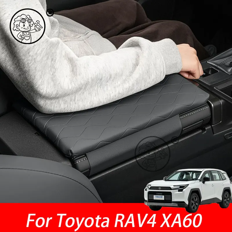 

For Toyota RAV4 XA60 6TH 2026 2027 Center Console Armrest Booster Pad Protective Pad Interior Modification Accessories