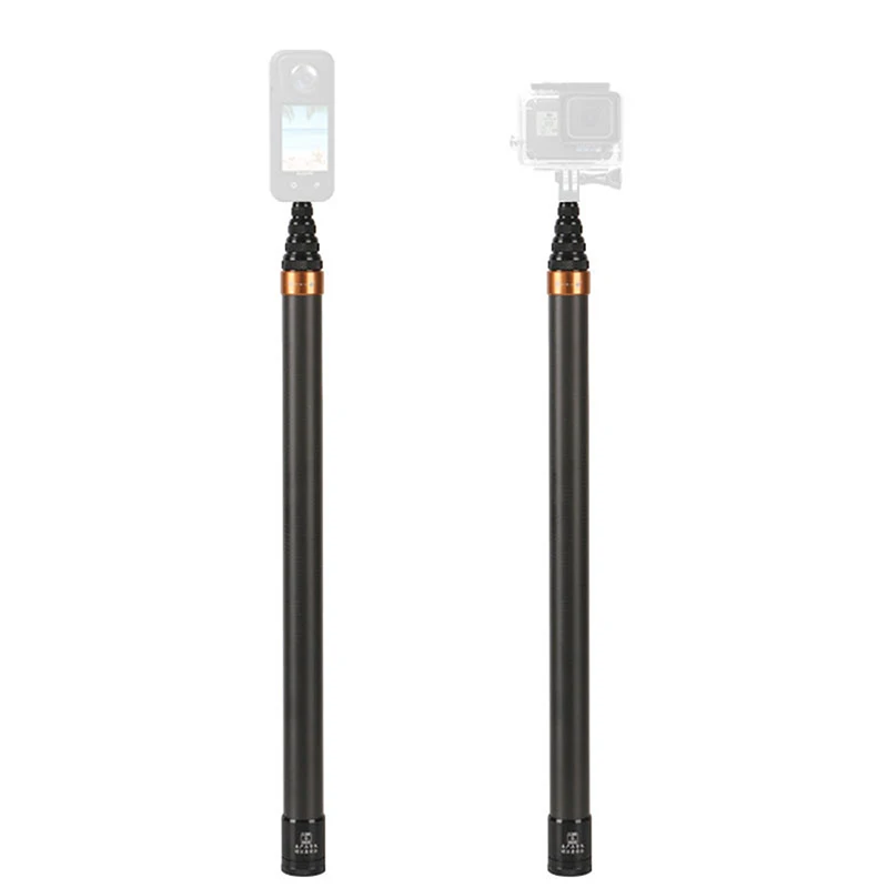 3M Carbon Fiber Invisible Extended Edition Selfie Stick Adjustable Extension Pole For Insta360 Panoramic Camera Action Camera