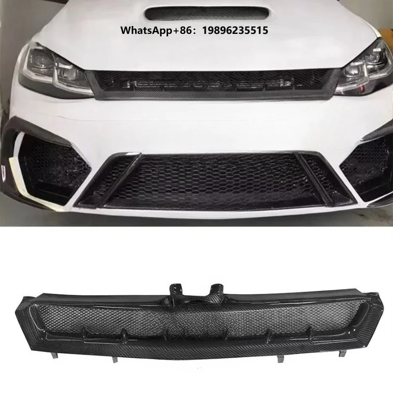 Carbon Fiber Front Central Grille Cover Conversion Kit for  7 7.5 Line 2014-2016 Body Kit