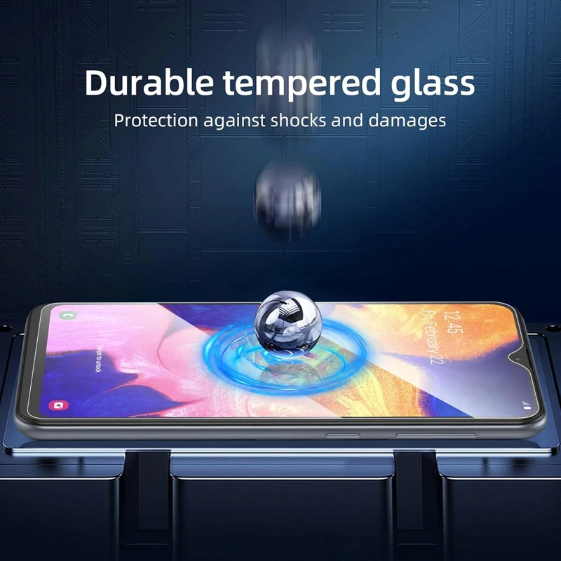 Tempered Glass For Samsung Galaxy A10 A20 A20E A30 A40 A50 A70 A51 A71 Screen Protector Film HD Crystal 9H Protective Glass